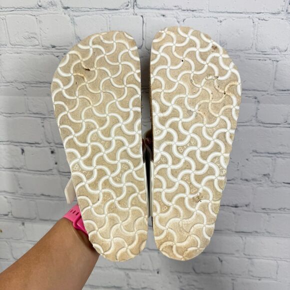 Birkenstock Sandals Women Size 7.5-8 US 38 EU Gizeh Birko Flor T Strap Slide - Picture 9 of 12